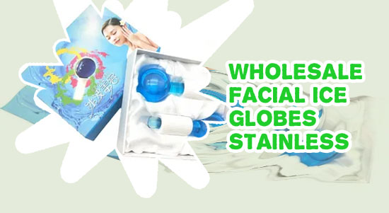 Cold face massage balls