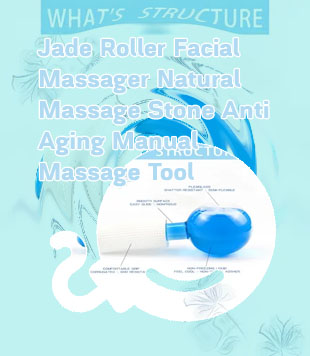 Cool roller ball facial massager