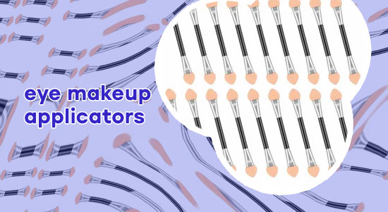 Disposable eyeshadow applicators