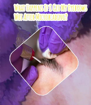 Eyebrow microblading artist