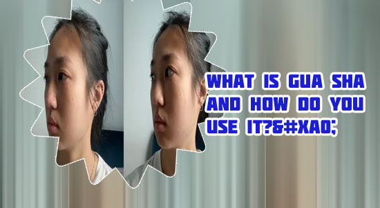 Gua sha for face slimming before and after