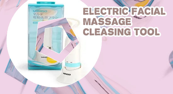 Miniso electric facial massage cleansing tool