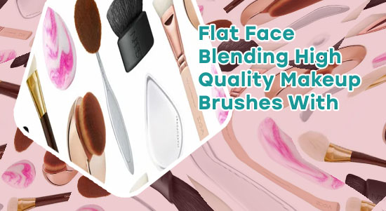 Natural fiber makeup brushes