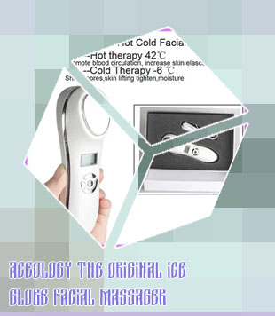 Plum beauty hot and cold facial massager